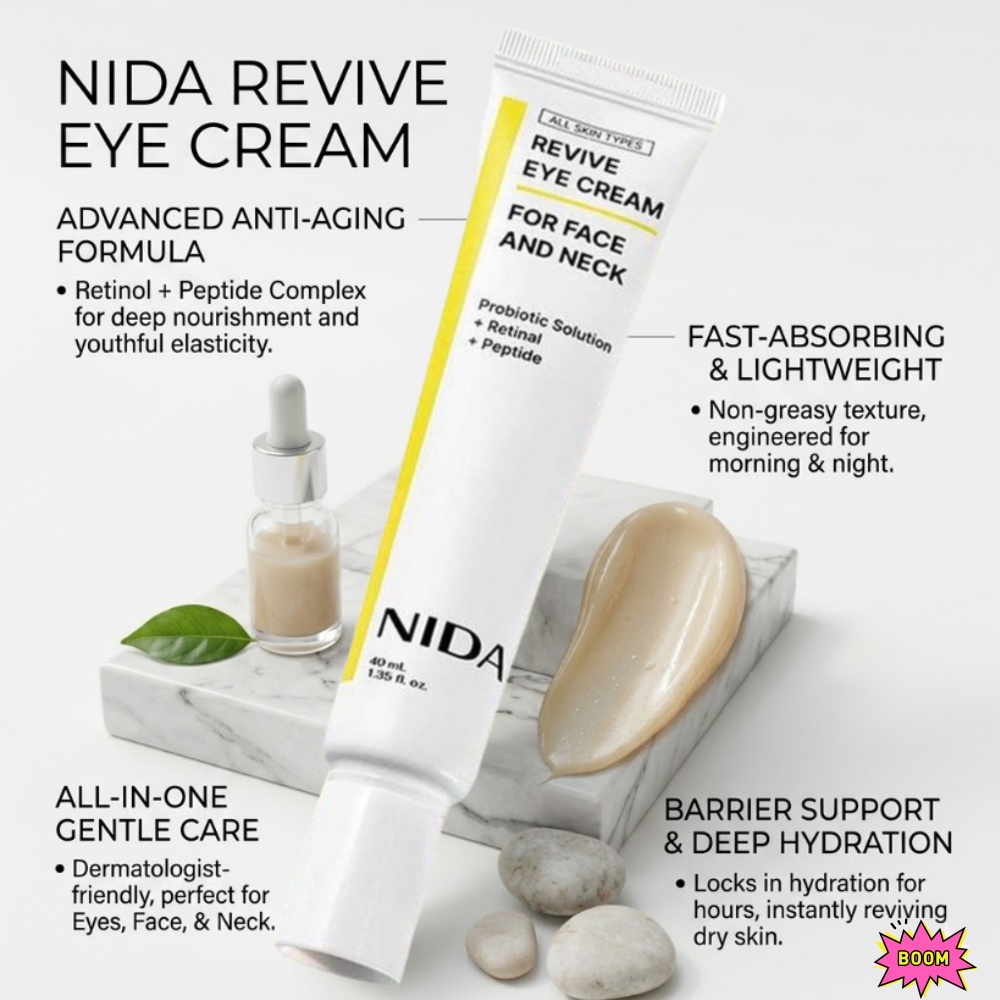 Skincare Retinol - Crema Contorno Occhi NIDA al Retinolo