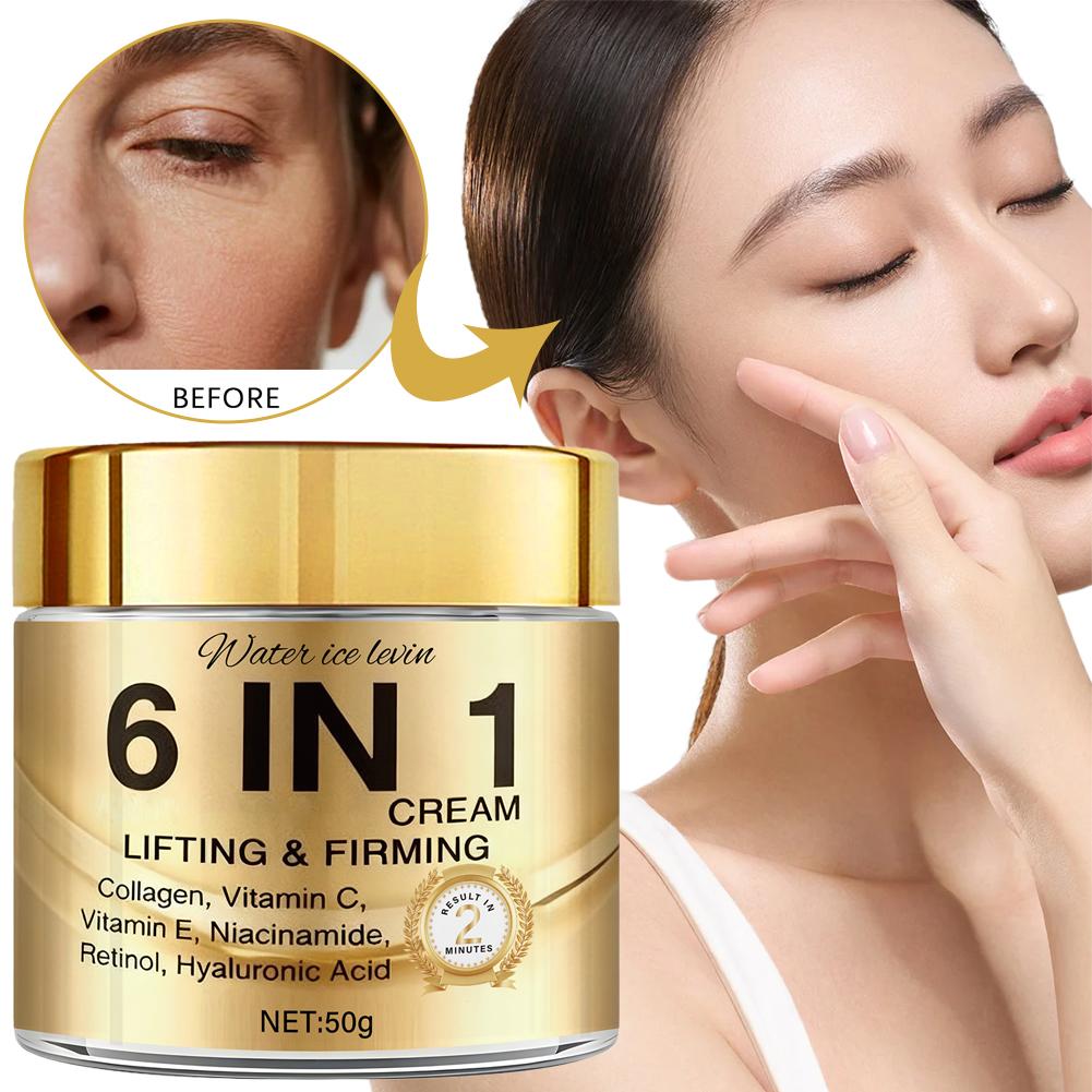 Crema viso al collagene 6 IN 1 - Skincare Retinol recensione e prezzo