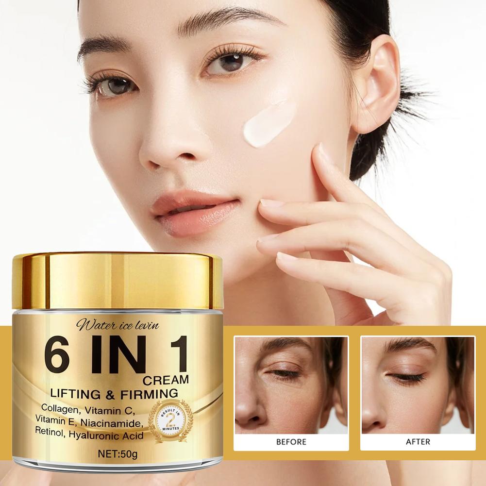 Crema viso al collagene 6 IN 1 - Skincare Retinol recensione e prezzo
